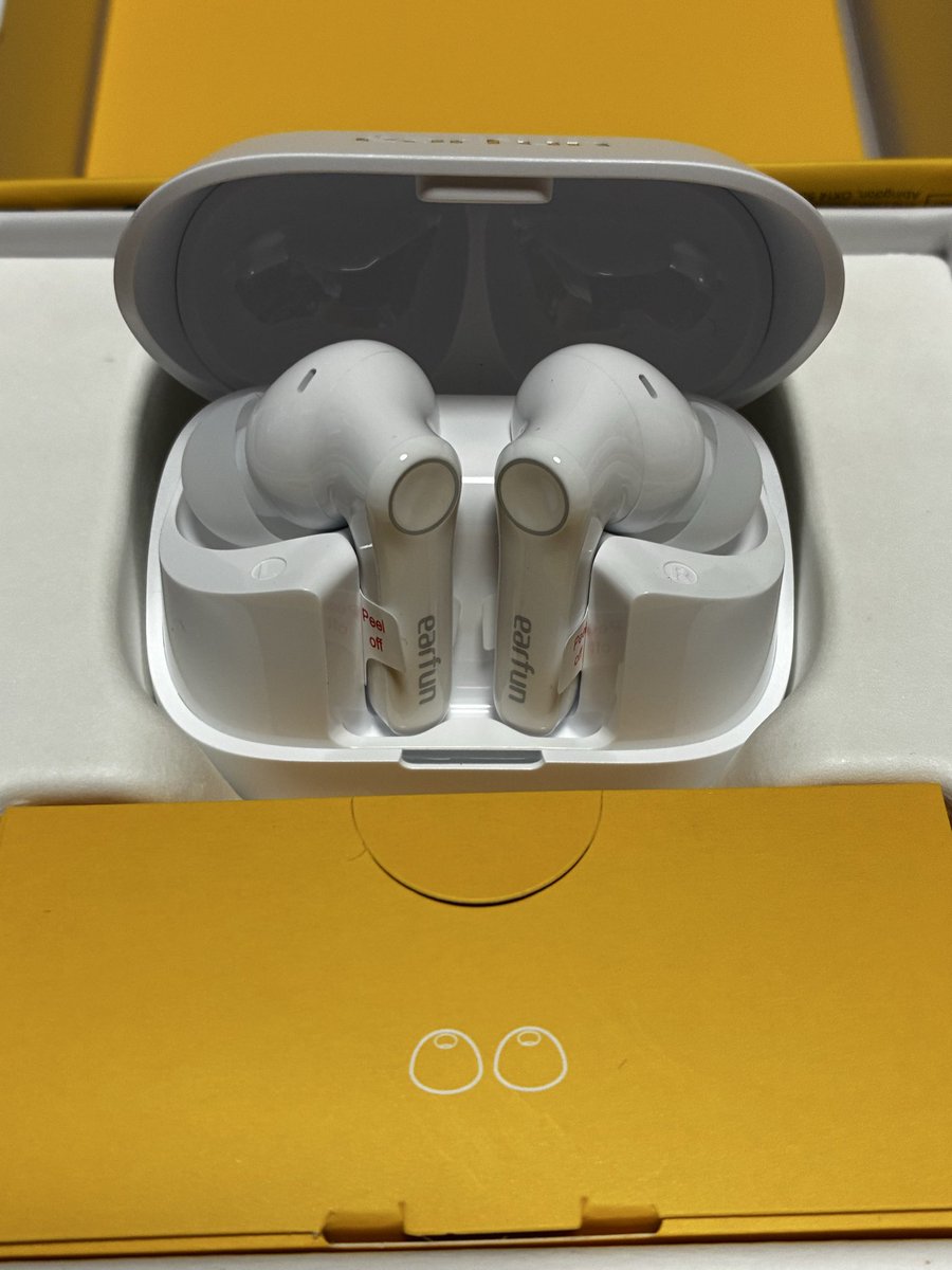 _kodaku's tweet image. 買ってしまった…
そして、前より装着感がいい😏
 #イヤーファン  #EarFunAirPro4Plus