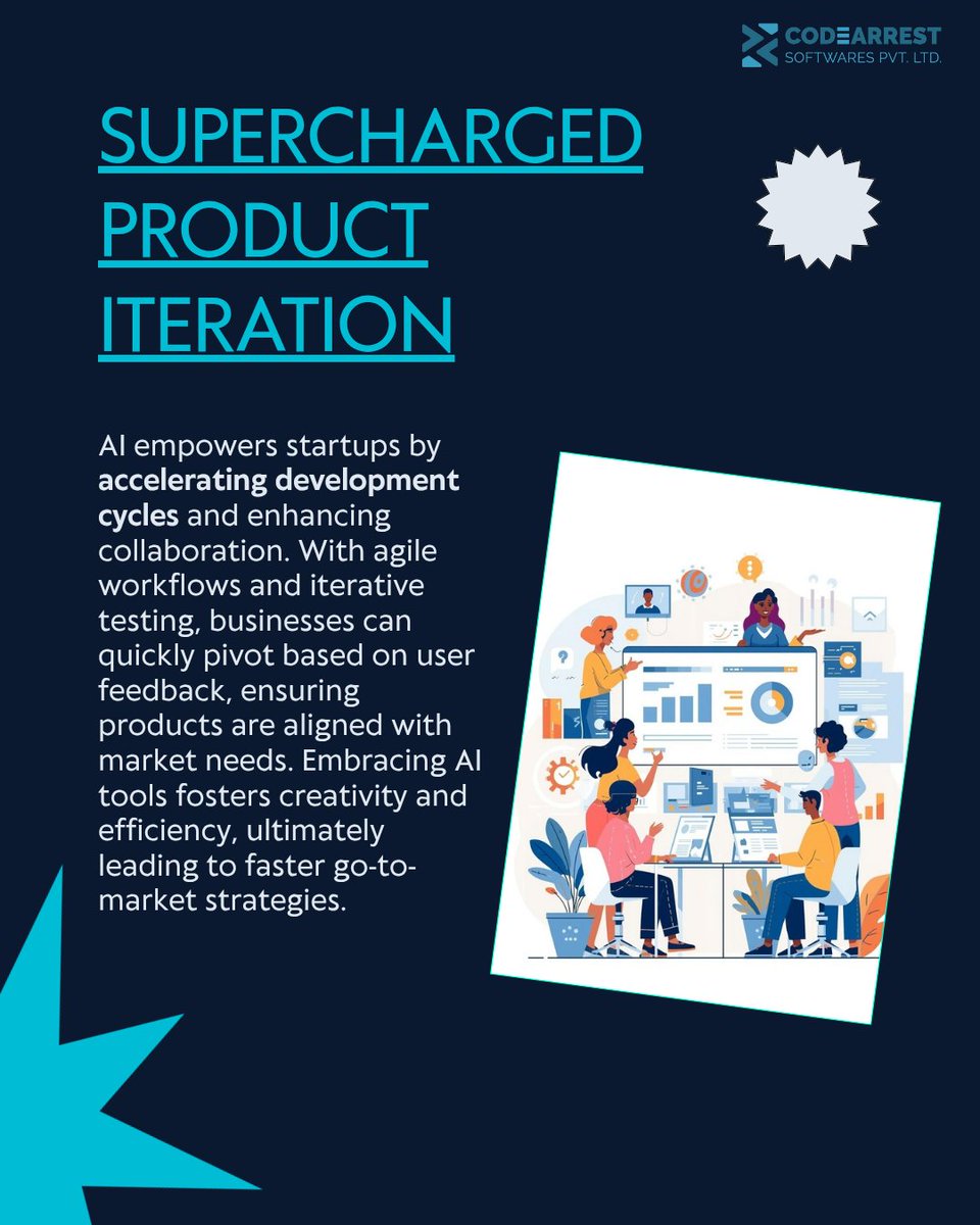 codearrest's tweet image. See how AI transforms business strategies! Link in Bio. 💻

#CodeArrest #JobArrest #ClockSession #AIAdvantage #StartupGrowth #Automation #CostEfficiency #ProductIteration #DigitalTransformation #MachineLearning #SmartGrowth #DataRevolution #TechForStartups #Innovation