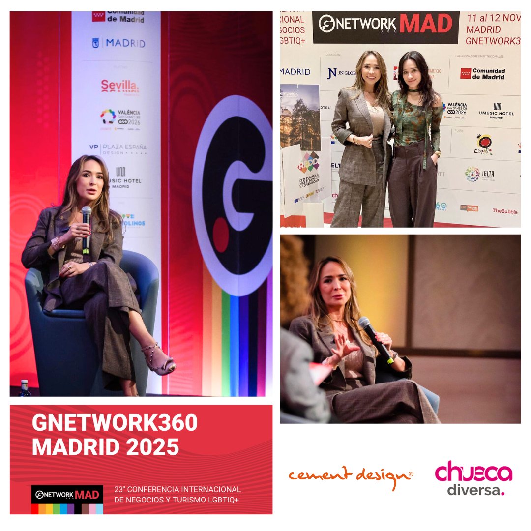 Gracias por la invitación para ser parte de GNETWORK360 MAD 2025.
Fue inspirador ver a más de 400 personas unidas con un objetivo común: impulsar un turismo donde la diversidad y la inclusión sean los pilares fundamentales.
Con nuestra CEO, Carolina Valencia,