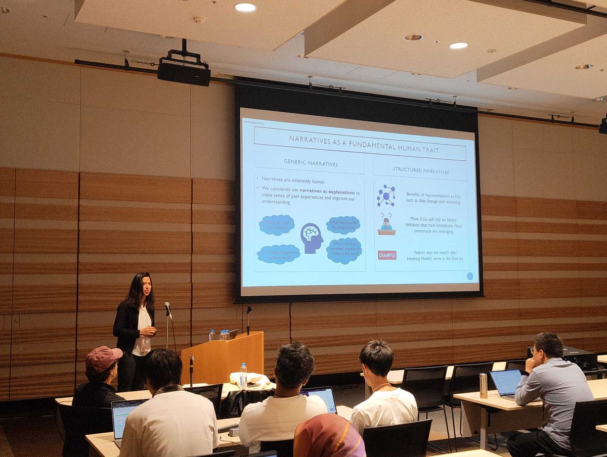 SonyCSLParis's tweet image. 🚀New paper at #ISWC2025:  @InesBlin&apos;s paper “Measuring the Impact of Narrative Complexity on #KnowledgeGraph Embeddings”

📄link-springer-com.vu-nl.idm.oclc.org/chapter/10.100…

A paper by #InèsBlin, #IlariaTiddi and #AnnetteTenTeije