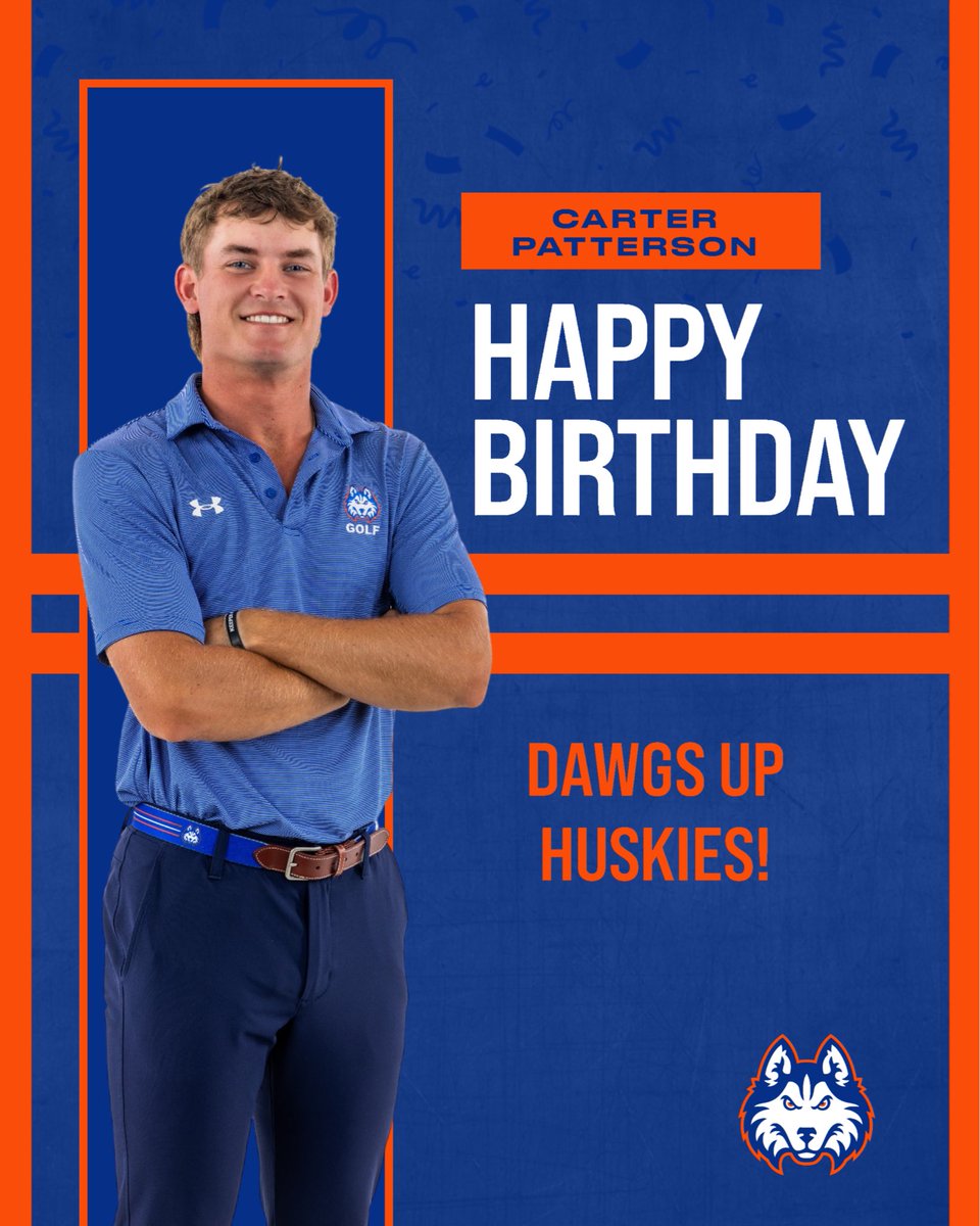 HCUGolf's tweet image. Huskies, Wishing Carter Patterson a Happy Birthday!