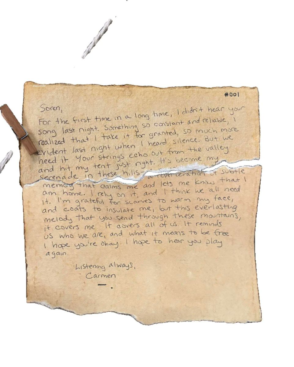 I like to think that he heard it