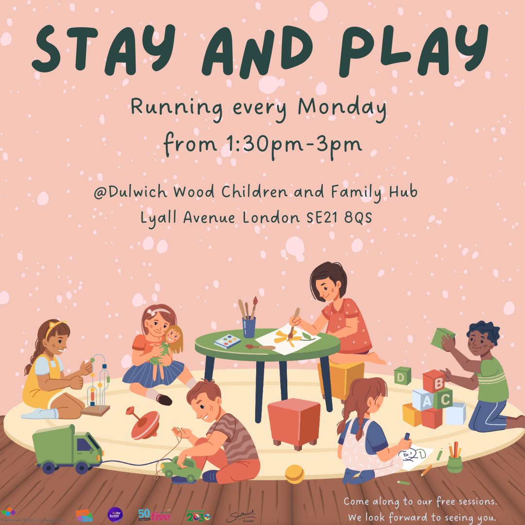 C_D_cfc's tweet image. Laughter, learning and lots of play! 💕 Our Stay &amp;amp; Play sessions give little ones the chance to explore, create and make new friends while parents connect too 🧩✨ #StayAndPlay #SouthwarkFamilies