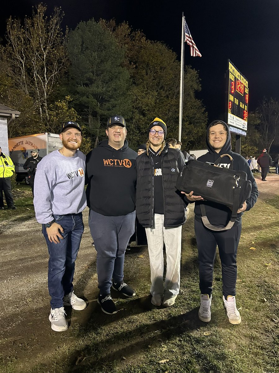 astockeyWTAE's tweet photo. Shoutout to our student photojournalists who captured local high school football  action and brought you hilights on “Operation Football” Friday nights on @WTAE Thanks @WaynesburgU (L) and @PointParkU https://t.co/F52M56nnyL