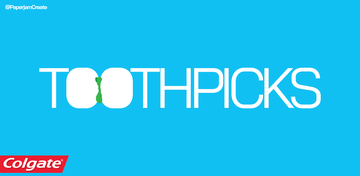 One Minute Brief of the Day - Create posters to advertise #TOOTHPICKS 😀 <a href="/OneMinuteBriefs/">One Minute Briefs ⏱️</a>