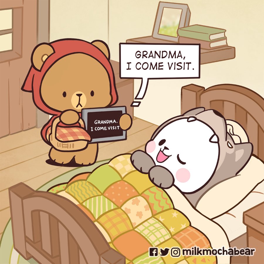 milkmochabear's tweet image. Little Red Beary Hood ❤️ (1/2)