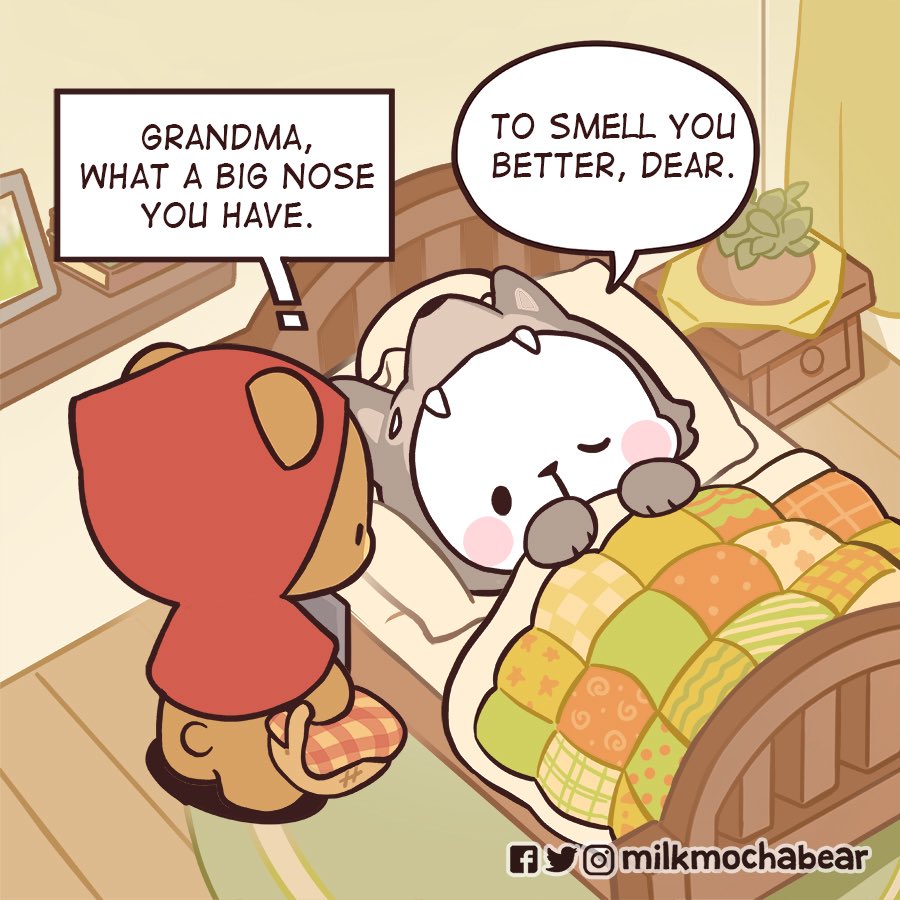 milkmochabear's tweet image. Little Red Beary Hood ❤️ (1/2)