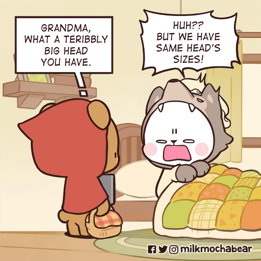 milkmochabear's tweet image. Little Red Beary Hood ❤️ (1/2)