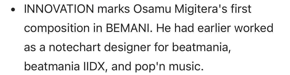 今日は右寺先生がDes-ROWという名義でBEMANIに初めて提供した楽曲「INNOVATION/ヘヴィロック」が世に出て25周年なんだそうです！めでたい！！🎉㊗️🎊（RemyWikiより諸々引用）
まさか四半世紀後にポップンのプロデューサーに就任しているとは　今後も応援しております👏
