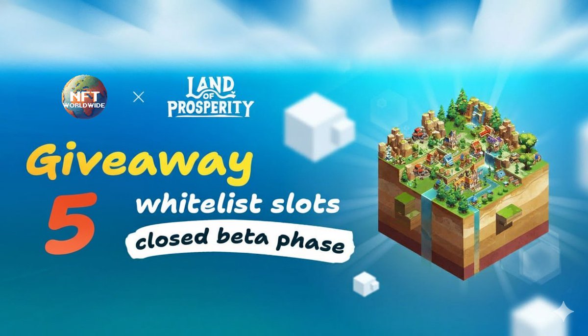 nft__worldwide's tweet image. Free Mint GA 5 Winners
@LOP_Play Closed Beta
 Land of Prosperity: Browser game by
@OrochiNetwork Build island, earn points.   
WL: Beta Access + Free uncommon/rare land.
Mint: 18 Nov 2025 | Free
Join: Follow @LOP_Play &amp;amp; @nft__worldwide
Like + RT + Tag 2 friends
Winners: 24 hours