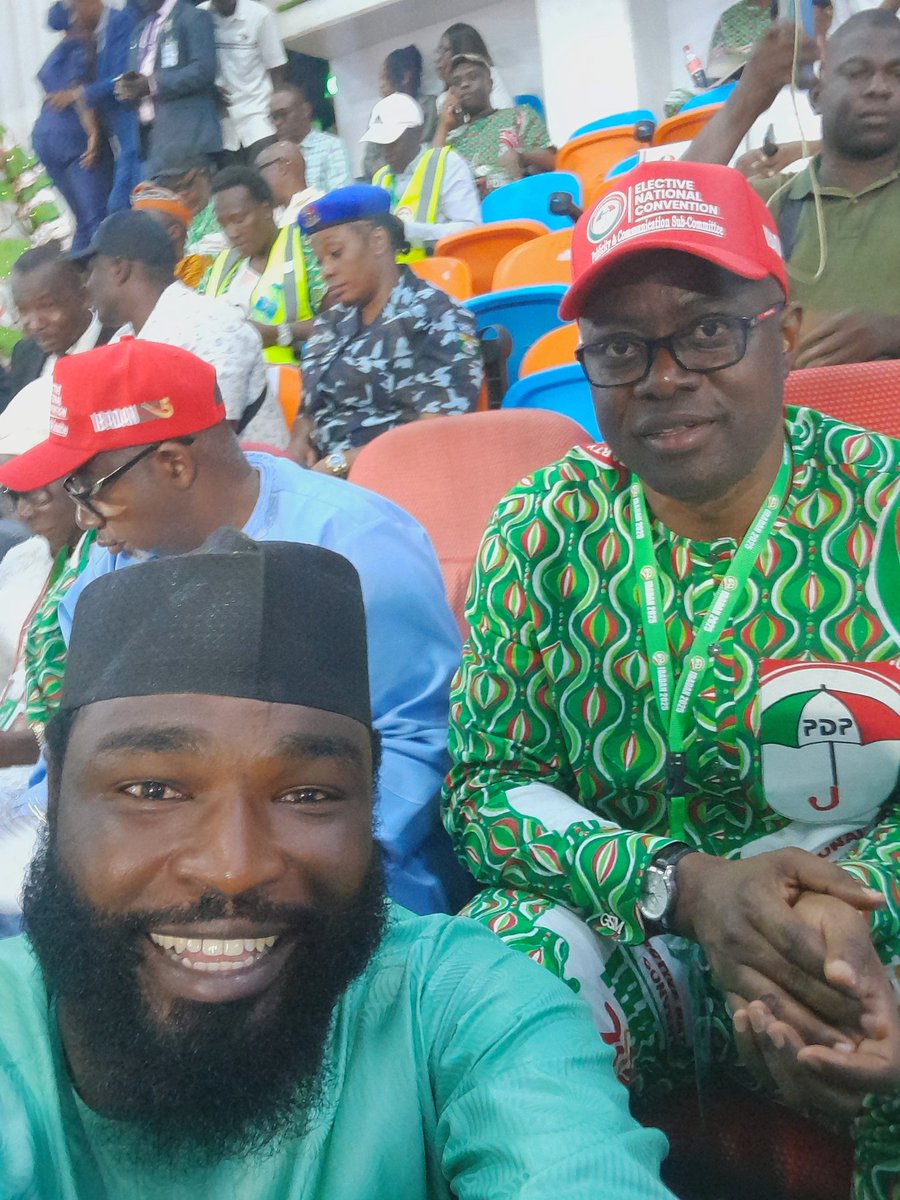 Yesterday at the Ibadan 2025 PDP Elective National Convention. Together with His Excellency Governor @seyiamakinde Incoming President Of Nigeria 🇳🇬 2027 In Sha Allah ✌️ <a href="/OfficialPDPNig/">Official PDP Nigeria</a> 

Congratulations 🎊 <a href="/kabiruturakisan/">Dr. Kabiru Tanimu Turaki, SAN</a> May Allah help you 🙏