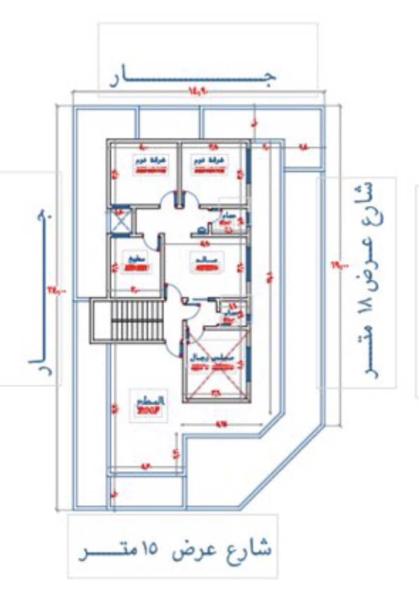 engineer45154's tweet photo. السلام عليكم 
مخطط لارض زاويه 345 م على شارعين 
عبارة عن دورأرضي منفصل ودورأول وشقه في الملحق العلوي
ابي مشاركة الأخوه وأخذ المشوره لاهنتوا 
🏠 دورين مفصولات وشقة علوية 
📐 أطوال الأرض: 15x24
📍 الموقع: 🇸🇦 https://t.co/p4GLPhsCwM