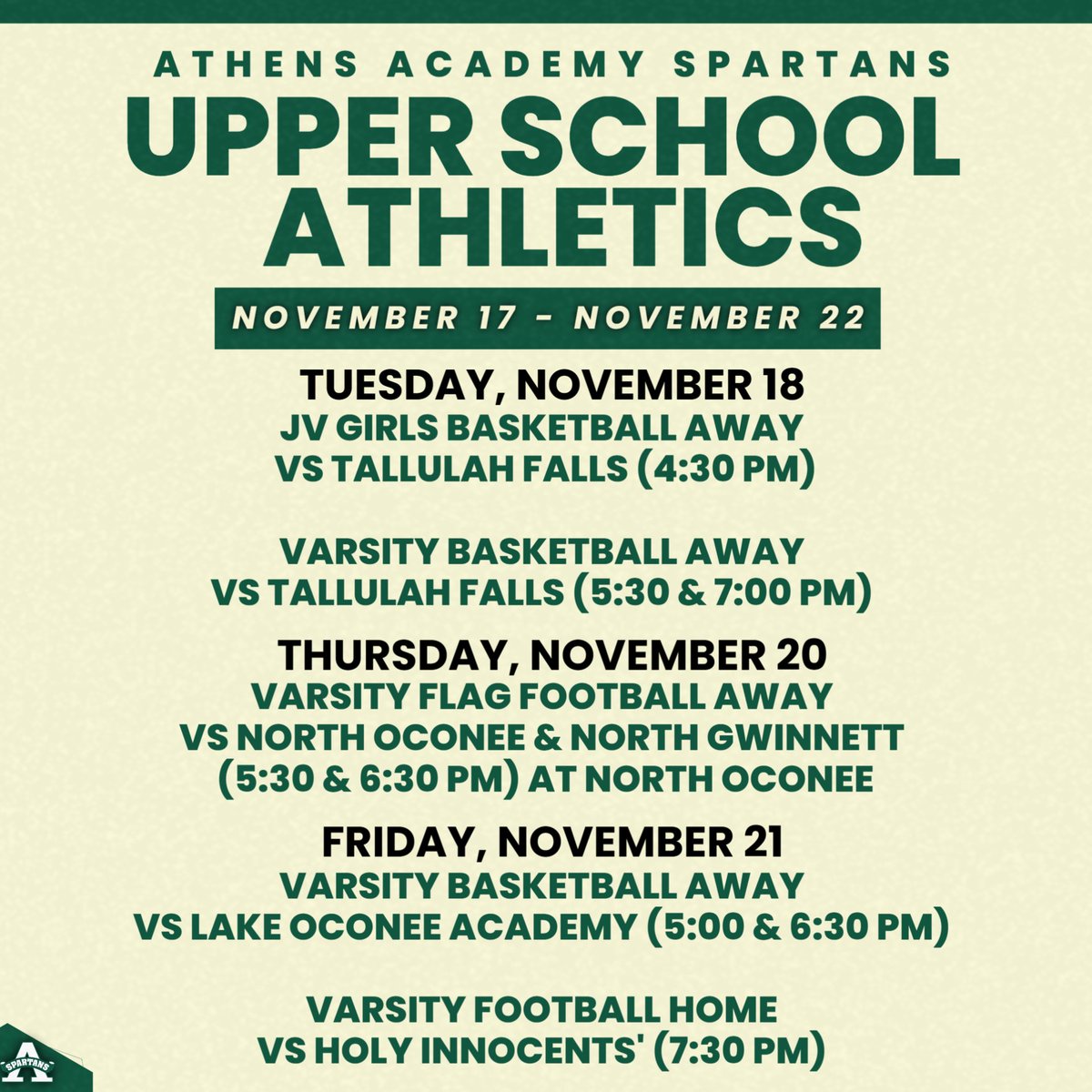 SpartanAthletic's tweet image. US Athletics this week! (11/17-22) #GoSpartans