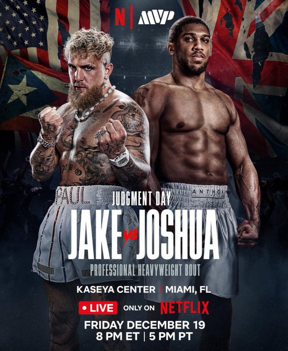 manutdf2's tweet image. This is just an exhibition.
Joshua would knock paul out with one hand tied behind his back.

Its not really a fight.
#JOSHUA #jakepaul