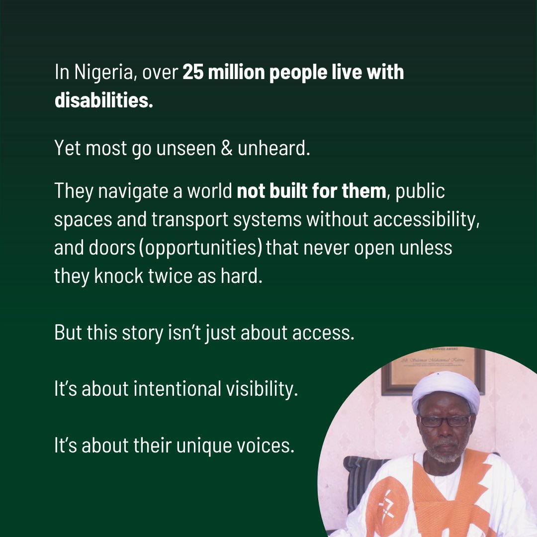 tfcitizens's tweet photo. Who are The Forgotten Citizens? 🔍

Before the statistics, there are people.
Each navigating systems that aren't designed for them 🧑🏾‍🦯👩🏽‍🦽👓

This documentary is a call to see (and know) some of the people our society tends to forget.

Please share &amp; amplify these stories ✨🇳🇬 https://t.co/lC7cF8wyn7
