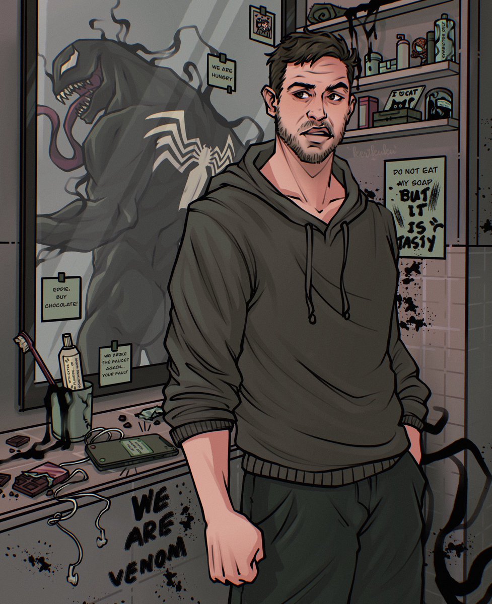 Venom is here! 🖤🍫

#venom #Symbiote #wearevenom
#Fanarts #EddieBrock