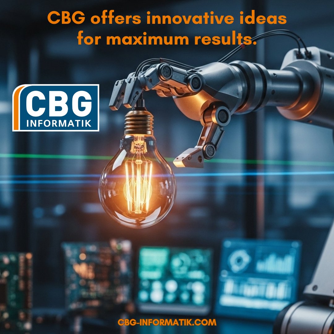 CBG_Informatik's tweet image. Quote of the week: Innovative ideas for maximum results.
CBG Informatik GmbH
.
.
.
#cbginformatik #ERP #erpsystem #as400 #cloudsolution #cloud #Infor #IBM #production #manufacturing #project #automation #testing #projectmanagement #quoteoftheweek