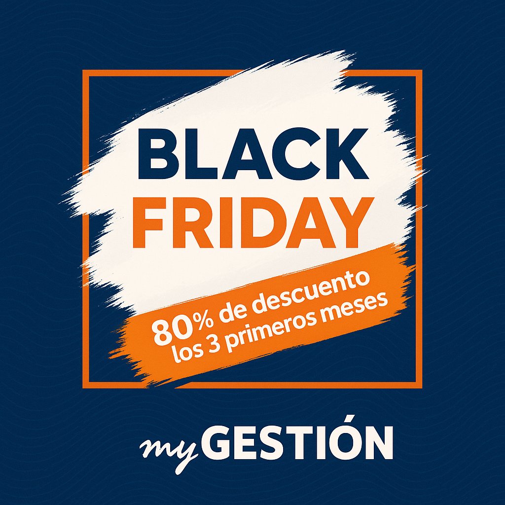 #BlackFriday Lanzamos la mayor OFERTA de nuestra HISTORIA: todos los planes del ERP al 80 %  💸🏷️

Prepara tu negocio para el 2026 y ahorra costes con esta promo especial.

mygestion.com/precios