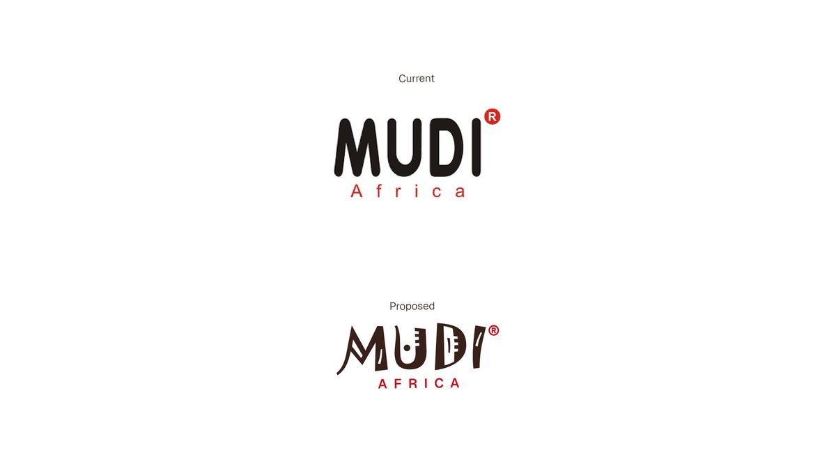 SmartMeso's tweet image. 9/30
Brand: Mudi Africa.
An Afrocentric male Luxury wear Brand. Known for it&apos;s exclusivity and uniqueness in it&apos;s style and design
The Logo needs to feature a unique African word mark since it&apos;s targeted towards African males. 
Here&apos;s my proposed concept #30DaysCreativeEvolution