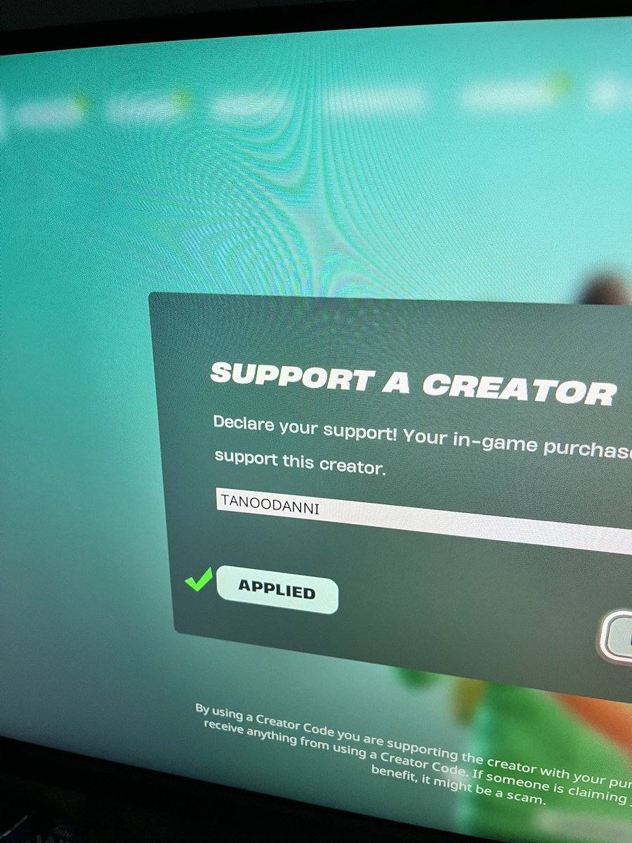 TanooDanni's tweet image. CREATOR CODE FINALLY GOT ACCEPTED. PLEASE USE CODE TANOODANNI #EpicPartner #Ad