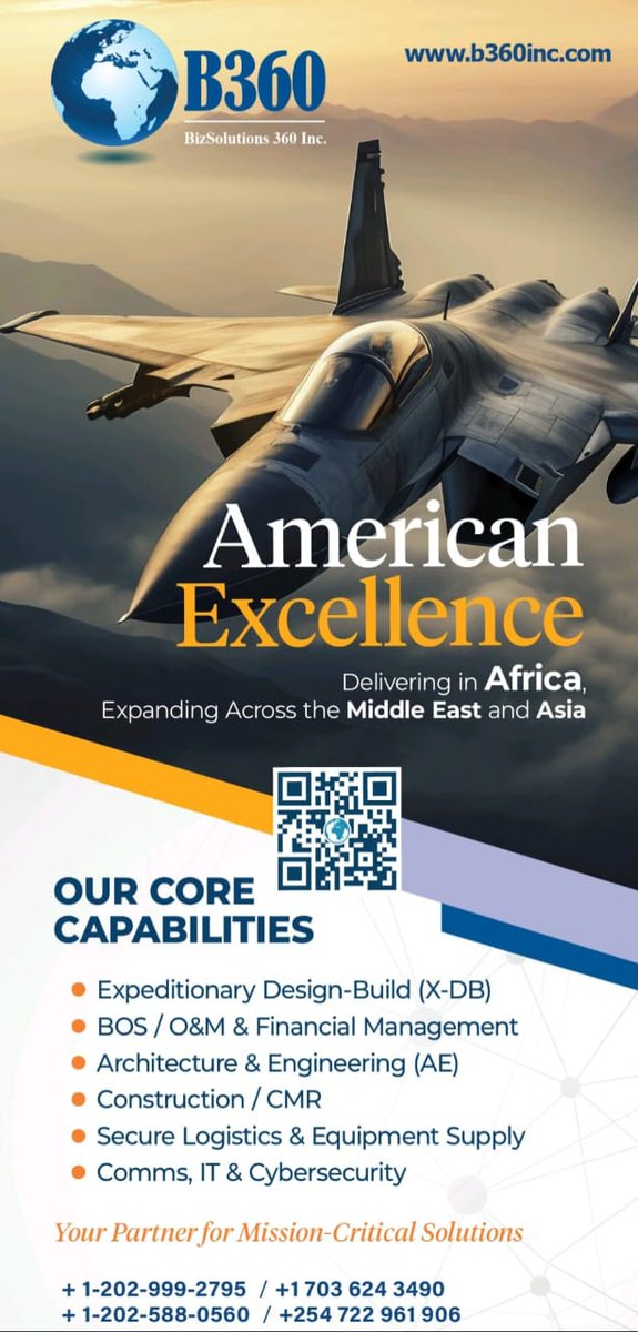 BizSolutions360's tweet image. Meet B360 at SAME SBC Booth 414 - delivering AEC, logistics, and IT/cyber for DoD, DoS &amp;amp; USACE missions worldwide.
 Africa is our foundation. America is our standard.
#SAME2025 #B360Global