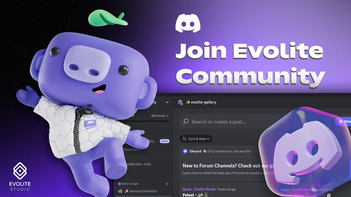 غدا حنشارك معكم تحديثات جديدة عن لعبة نور 😺🔥
وفي جوائز خاصة للحاضرين 🎁🎉

انضمّوا إلينا في مجتمع ايفولايت على ديسكورد!
(الرابط في اول تعليق)⬇️