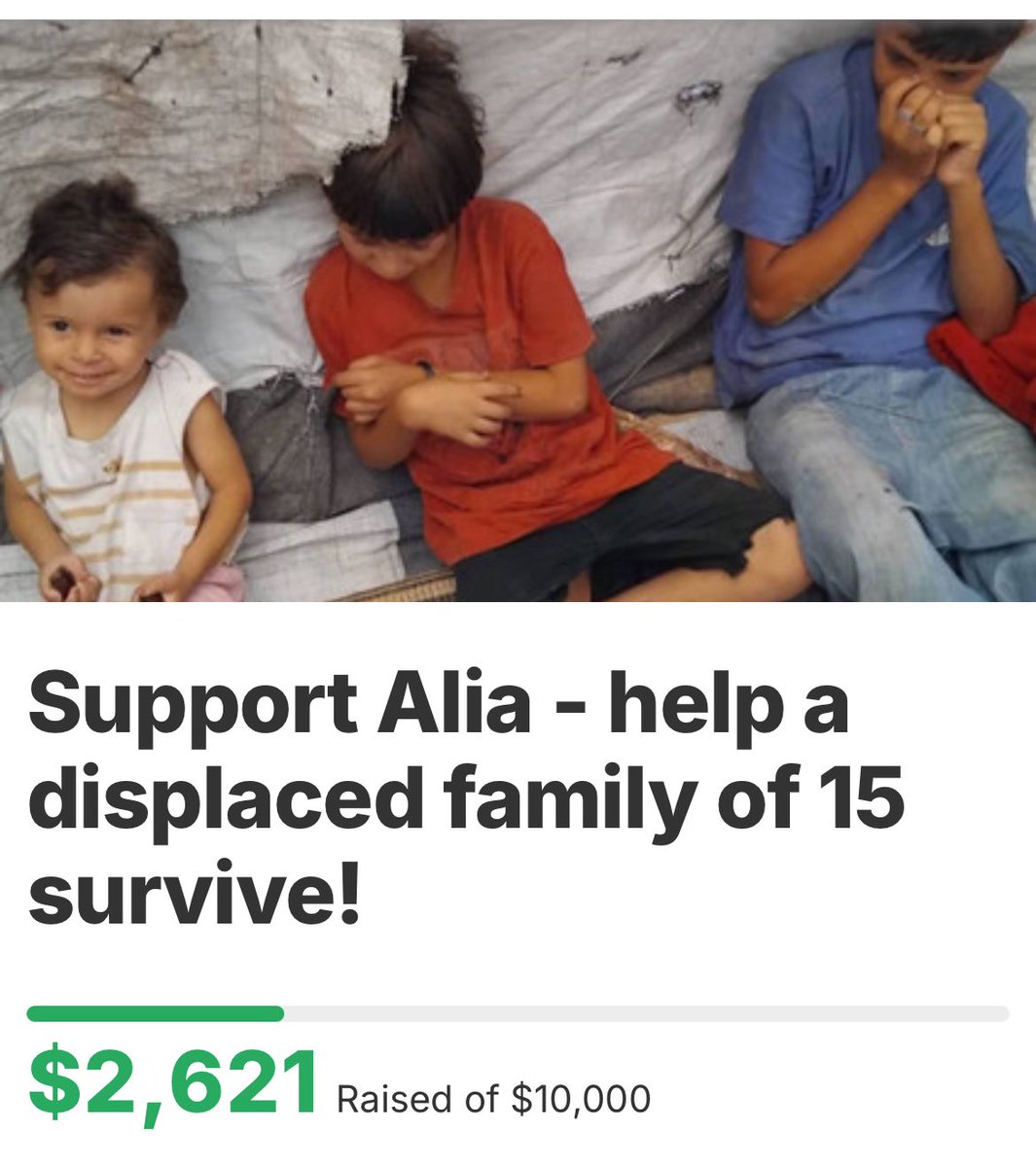 gulabjamvn's tweet image. So this campaign is struggling. Really badly. I’ve decided to match up to $100 in donations because it’s been a month and we went from $2,534 to $2,621. That means only $87 was raised since October. I need to make another transfer soon. Please boost! 

chuffed.org/project/138054…