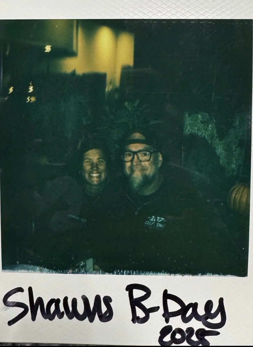 murdernova's tweet image. At my birthday dinner last week they took a Polaroid picture of us, which was pretty nostalgic.  Always happy to have Erin as my forever date.  Happy Mrs. Murder Nova Monday - make this week a good one! #polaroid #foreverdate #bestfriend #love #happywifehappylife…