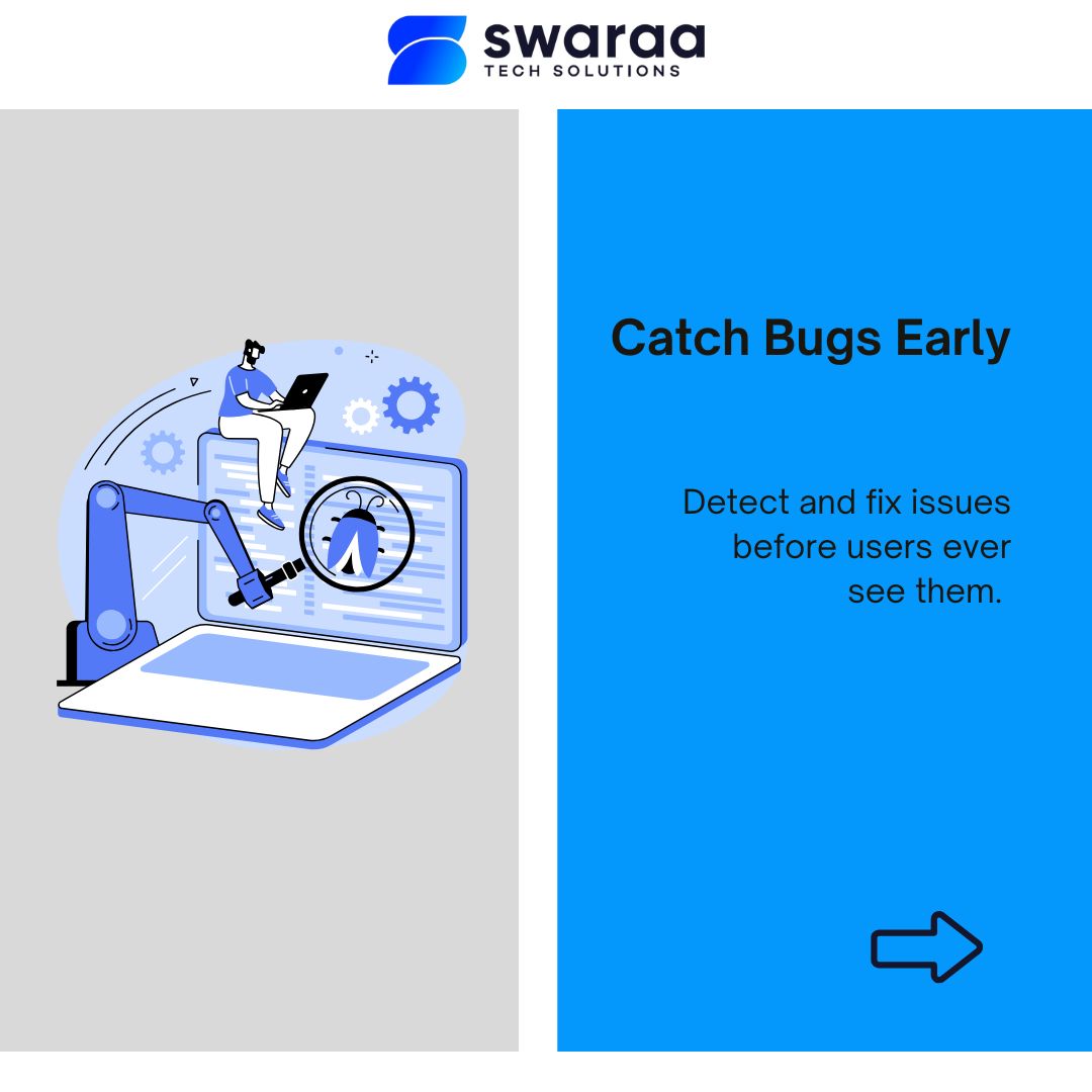 swaraasolutions's tweet image. Great apps are built on great testing! Debug, refine, and perfect before you go live. 🧩✅

Follow for more!
Visit our website: swaraa.dev
Mail us at: info@swaraa.dev
Call us on: 07935336883

#AppTesting #QualityAssurance #MobileDevelopment #AppLaunch #DevTips