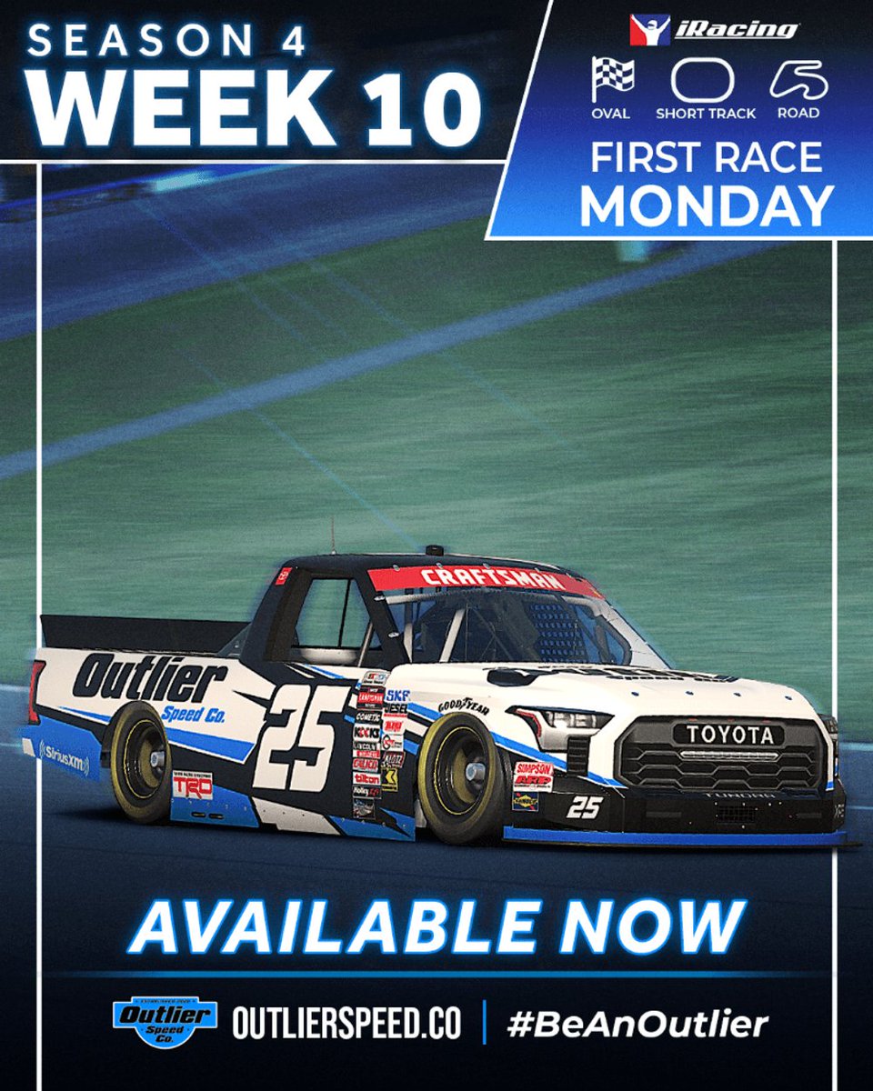 Another multi-track week in this short season. Get a winning setup from us to make your championship run as easy as possible!

Individual Setups: outlierspeed.co
Subscriptions: outlierspeed.co/pricing-plans/…