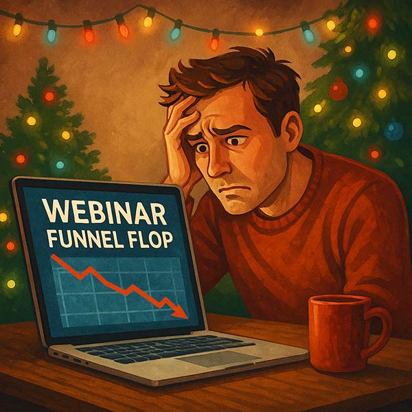 realjimedwards's tweet image. Your webinar doesn’t suck. It’s just missing a system.

I'll show you how to fix low signups + low conversions before your holiday promo dies on arrival.

Don’t panic... optimize.

blog.copyandcontent.ai/dont-let-your-…

#WebinarFunnels #HolidayLaunch