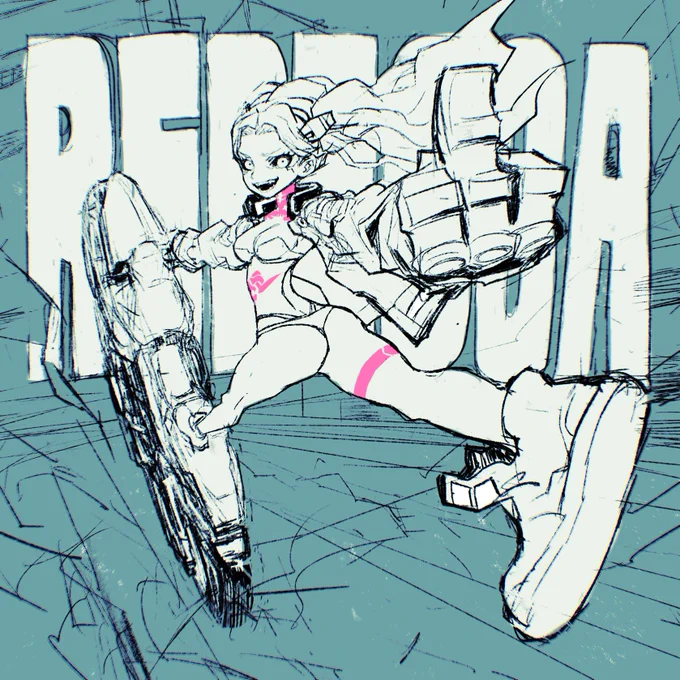 Rebecca's energy is unmatched #このタグを見た人は黙って乗り物に乗ったキャラを貼れ #ShutUpAndPostYourRidingCharacter