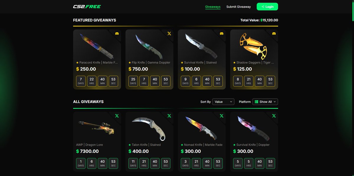 CS2dotFREE's tweet photo. We just dropped a full redesign on our website 👀
What do you guys think? - https://t.co/YbK2giSTsa

🎁 To win a $10 AK-47 | The Outsiders (48h)
✅ Retweet
✅ Reply with your thoughts on the new design https://t.co/GEKa3Na06b