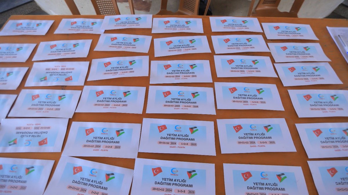 ✅Yetim aylıkları ile himaye ettiğimiz Gazzeli yavrularımıza bu ay ki emanetlerinizi ulaştırdık.

❤️"YETİMLER EMANETİMİZ, TEBESSÜM ETTİRMEK VAZİFEMİZ"
(1) Yetim aylığı: 700 TL

📲Online bağış; cansuyu.org.tr/bagis