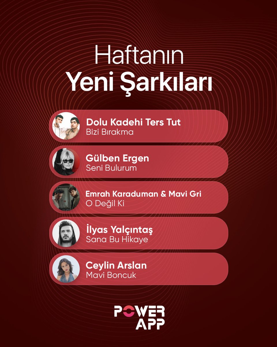 PowerAppWorld's tweet image. Her hafta en güncel şarkılar PowerApp’te🎵

#HerAnHerYerdeHepMüzik #PowerApp