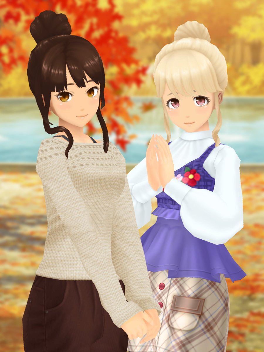 お団子ヘア良いよね