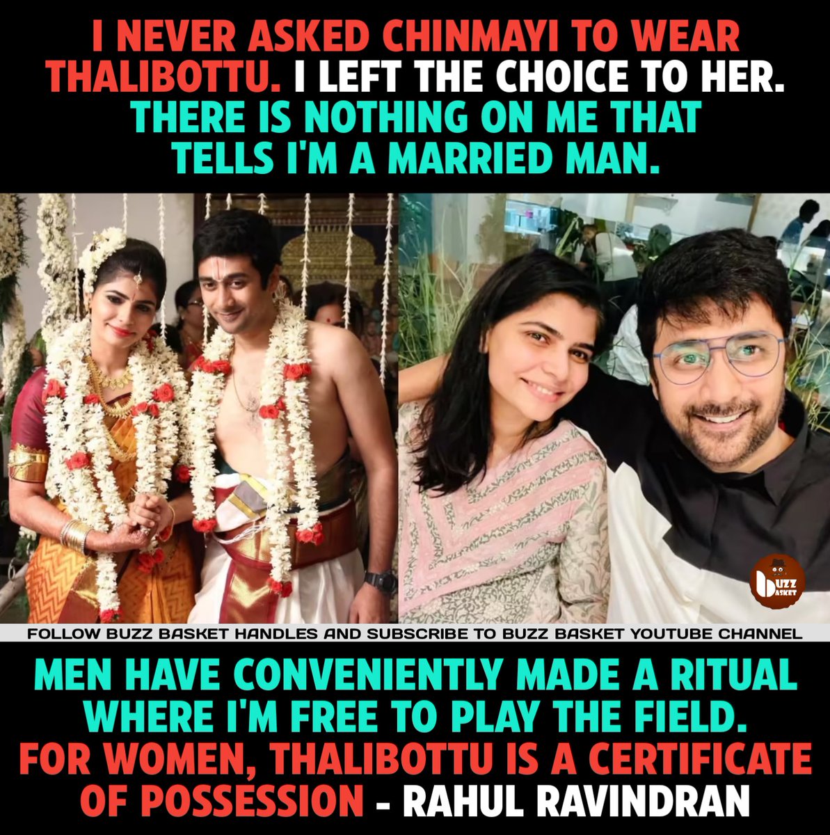 I never asked #Chinmayi to wear Mangalsutra - #RahulRavindran