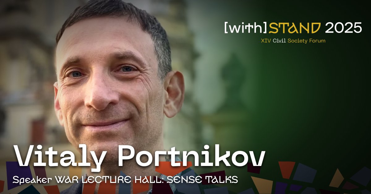 🎙️<a href="/portnikov/">Vitaly Portnikov</a> joins the XIV Civil Society Forum on 5 December. How do Ukrainians preserve humanity and inner strength during an existential war? 💬 Portnikov will explore these questions in his lecture. Register until 22 November. More: ednn.link/A5OzF2