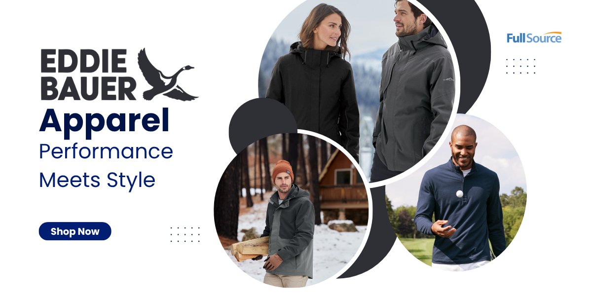 fullsourcellc's tweet image. Eddie Bauer Apparel delivers a balance of quality, comfort, and versatility that appeals to professionals and outdoor enthusiasts alike. Read more: blog.fullsource.com/eddie-bauer-ap…
