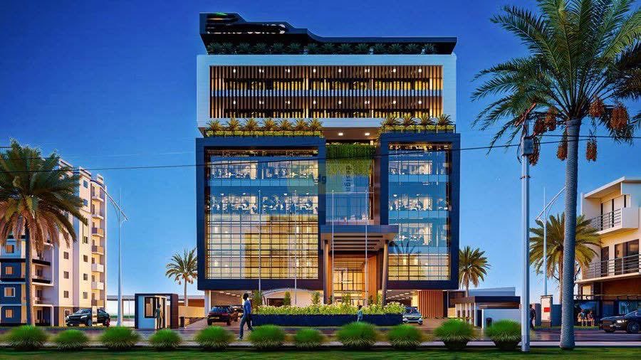 bigwijohn's tweet image. The CUBOID and the Atlantic Ocean behind!
Shaping its own identity in the skyline of the city of #Pointenoire #congobrazaville @fdg_africa @_oradgroup_