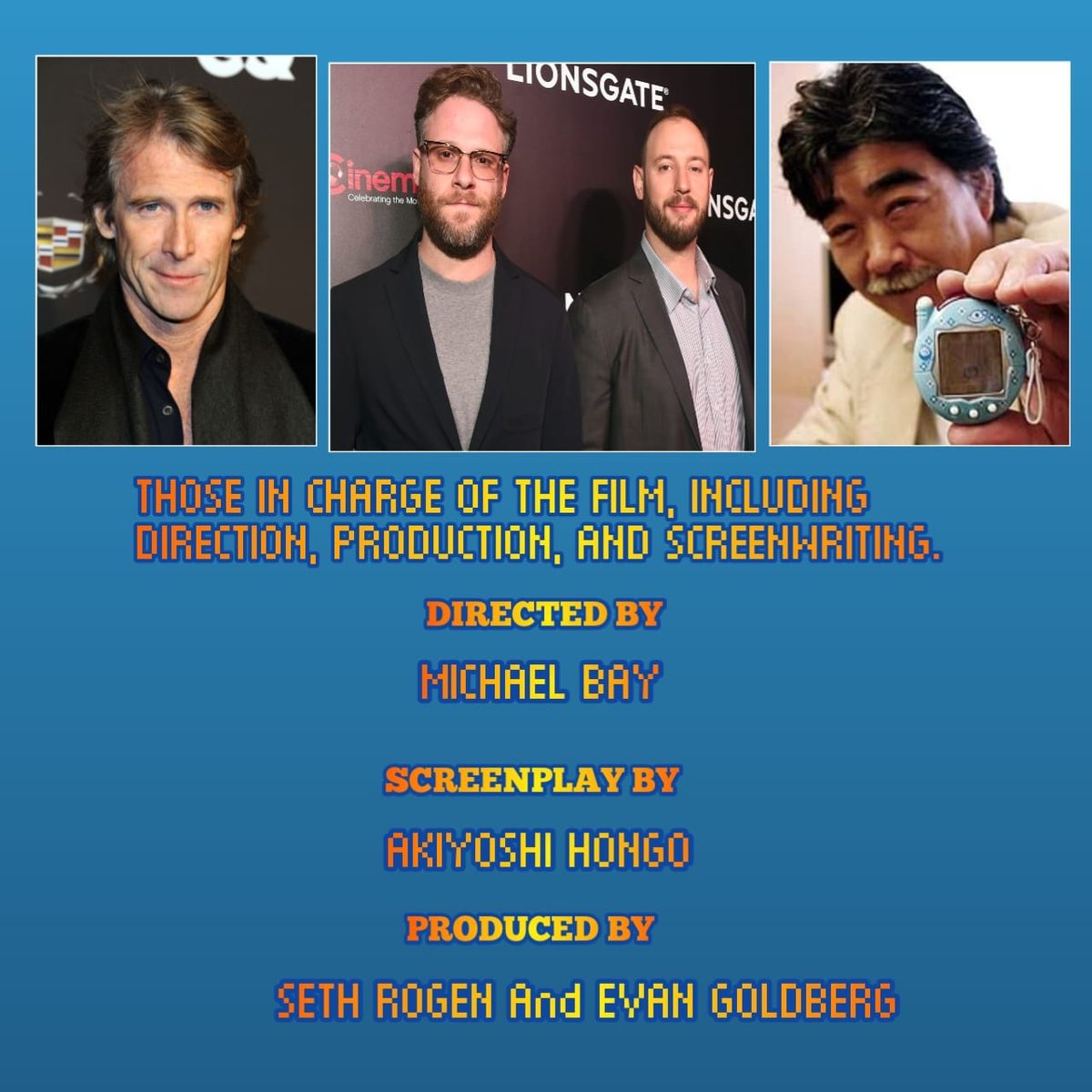 ESTRELLATOON13's tweet image. @ToeiAnimation According to rumors, #Disney has plans for a live-action #Digimon movie It would be great if, should it happen, they supervise the film (as well as co-produce it) #ToeiAnimation
#MichaelBay
#本郷あきよし
#PointGreyPictures
Cast :
#SebastianEugeneHansen
#MichaelCera