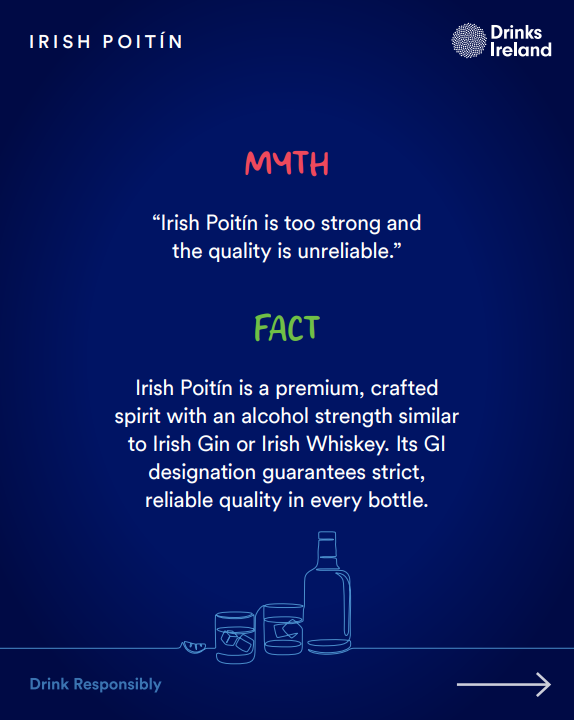 DrinksIreland's tweet photo. Tomorrow is #InternationalPoitínDay when we celebrate a true icon of our heritage. For years, myths have surrounded this unique spirit but it’s time to set the record straight and raise a glass to its distillers. Sláinte!
#PrideofPlace #DrinkResponsibly #IrishPoitín #IrishSpirits https://t.co/AWOZk8xNjj