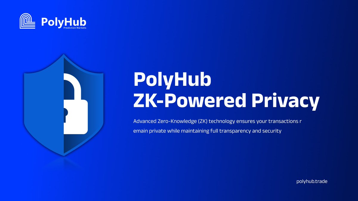 PolyHubTrade's tweet photo. We offer ZK-Powered Privacy, Lightning Fast Solana transactions, Deep Liquidity, and Staking Rewards!
Everything you need for successful prediction trading is here!

#WhyPolyHub #DeFi https://t.co/zF9LkP4wla