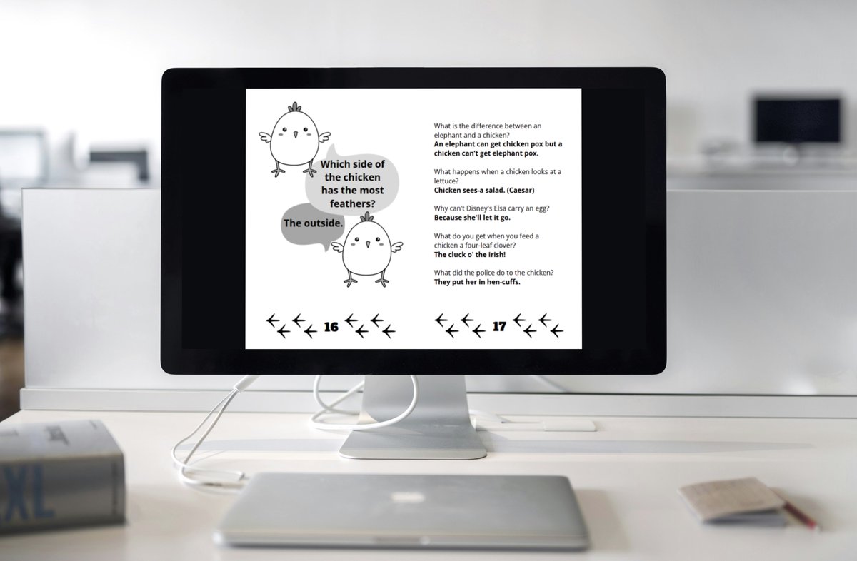 MrTimZak's tweet image. FREE E-BOOK!!! These #jokes are about #chickens #Chicken Joke Book for Kids is perfect gift and is stuffed from cover to cover with humor about #roosters #chicks #hens #farm #BookGiveaway #FreeKindleReads free amazon.com/dp/B0DZV8JDLF