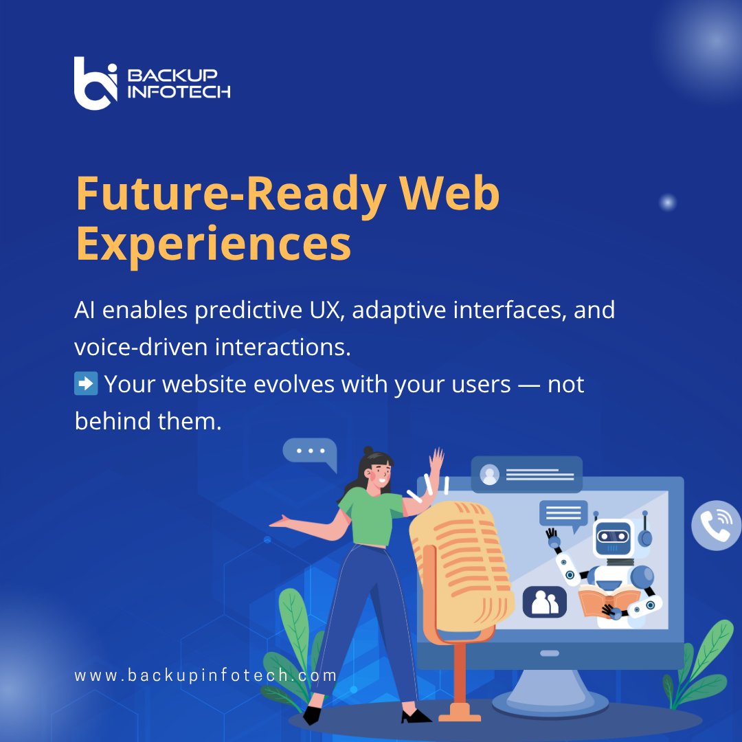 backupinfotech's tweet image. backupinfotech.com
info@backupinfotech.com

#AI #ArtificialIntelligence #AIinWebDevelopment #WebDevelopment #WebDesign #TechInnovation #MachineLearning #FutureOfTech #Automation #DigitalTransformation #CodingLife #DeveloperCommunity 

@Google  @OpenAI  @Microsoft