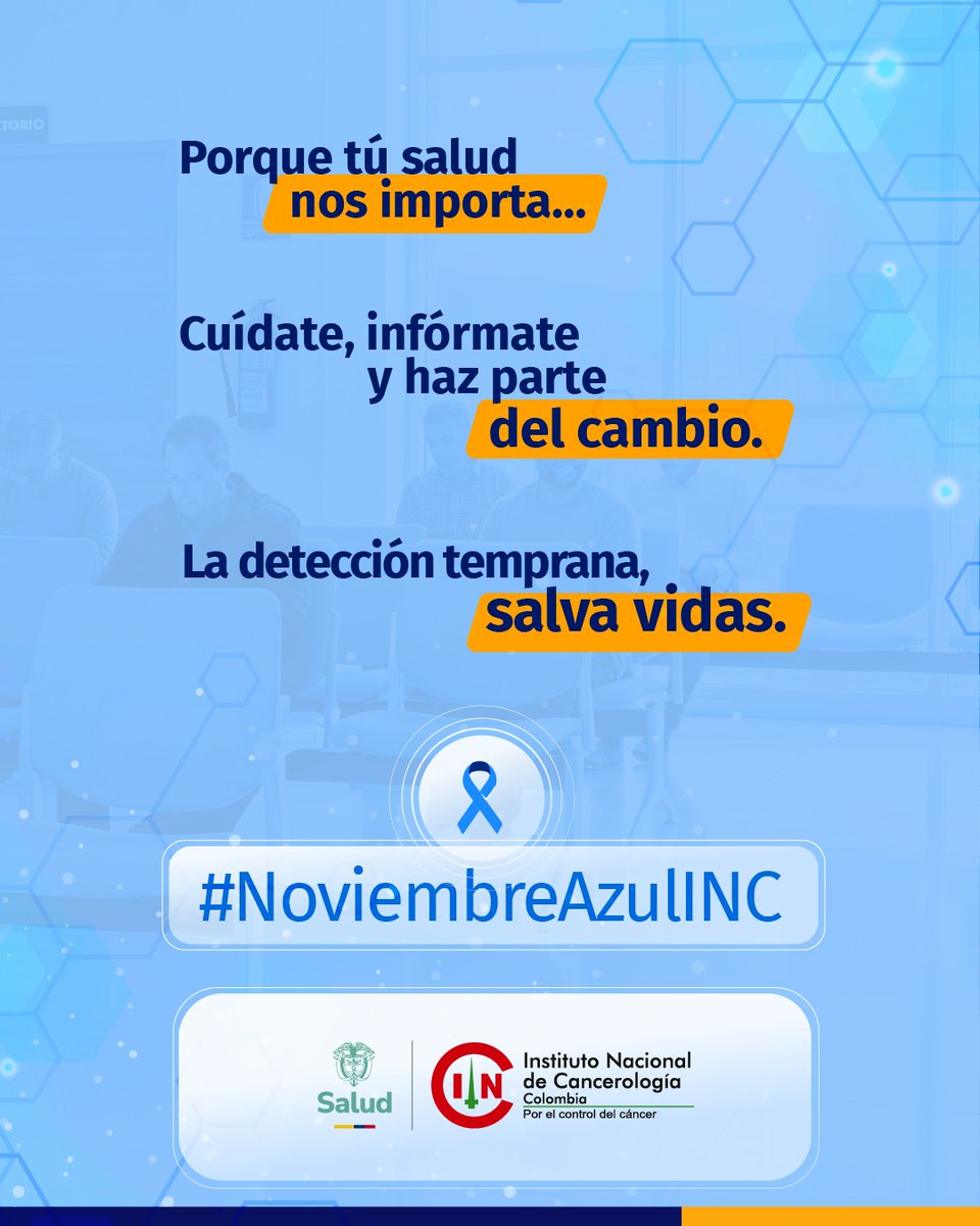 INCancerologia's tweet image. ¿Sabías qué el #CáncerDePróstata es el más común entre los hombres?
Desde el @INCancerologia te invitamos a informarte, y hacer parte de la detección temprana, ten en cuenta los síntomas. Detectarlo a tiempo marca la diferencia
#NoviembreAzulINC #CáncerDePróstata