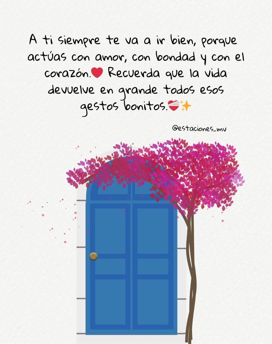 La vida devuelve en grande ❤️