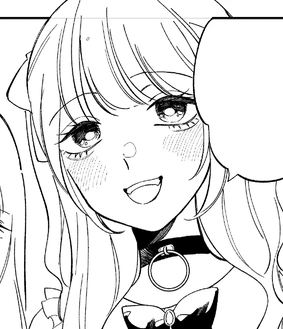 ペン入れしてる 