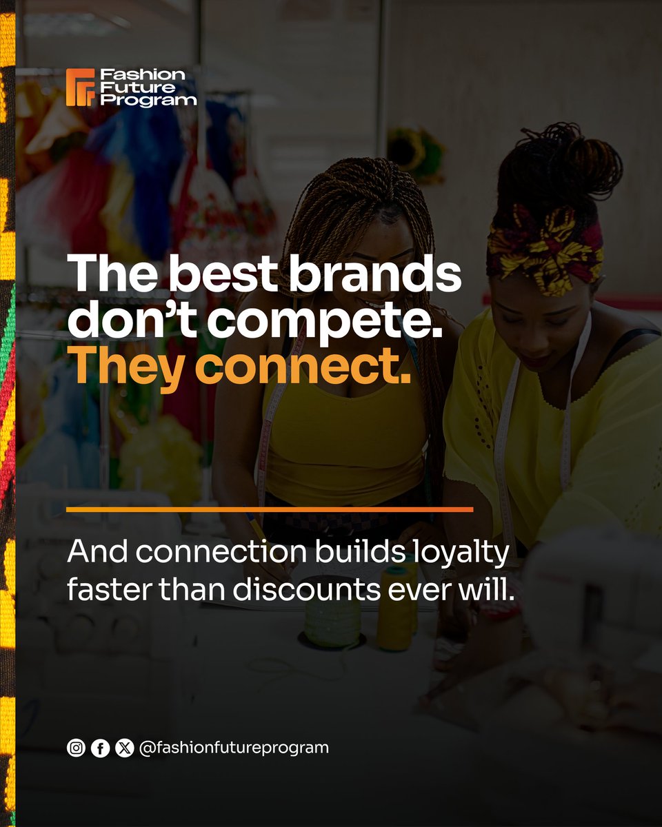 fashionfuturep's tweet image. Stop competing. Start standing out.
Someone will always be cheaper but no one can be you.
What makes your brand different? 

#EntrepreneurTips #FashionFutureProgram #MadeForTheFuture #BrandIdentity #CreativeBusiness