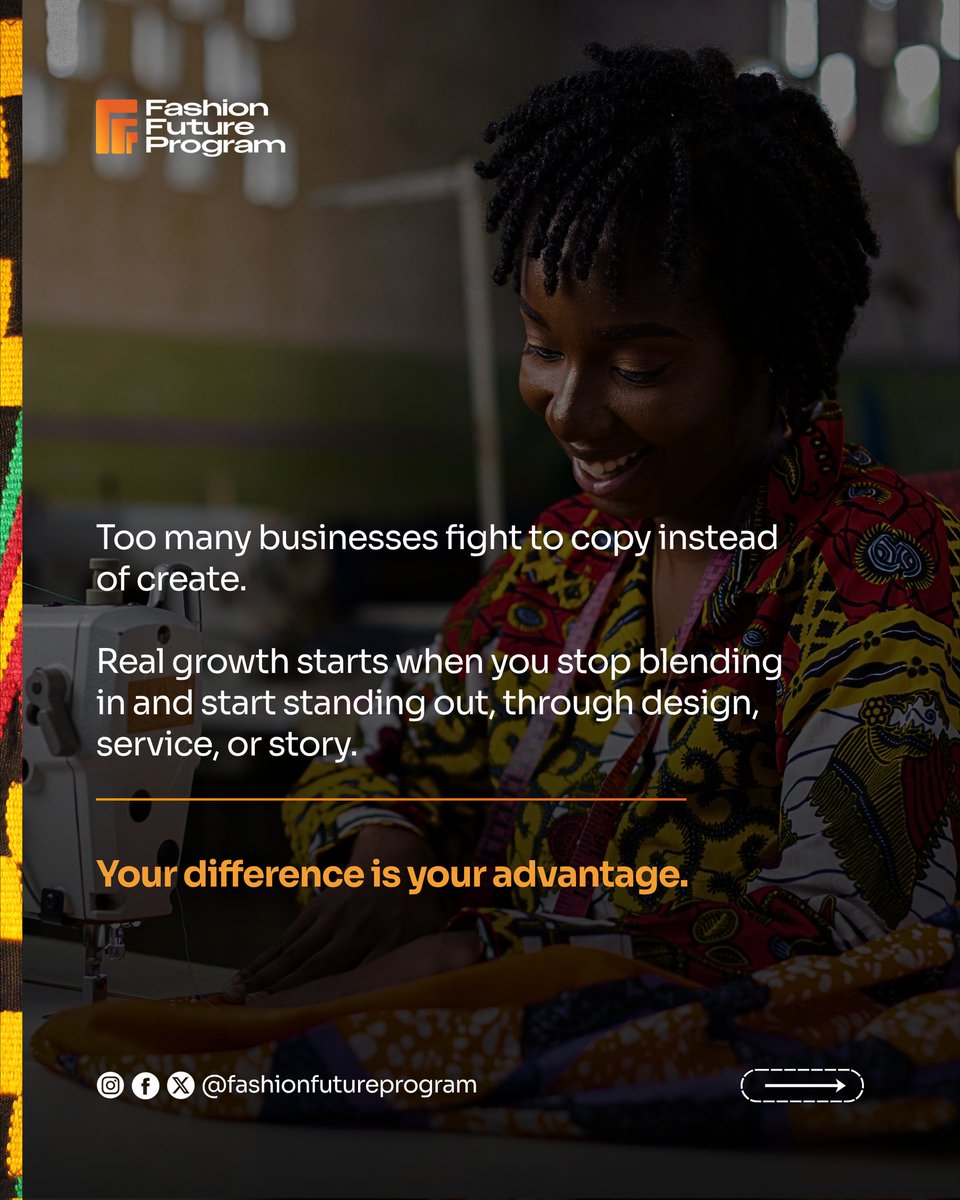 fashionfuturep's tweet image. Stop competing. Start standing out.
Someone will always be cheaper but no one can be you.
What makes your brand different? 

#EntrepreneurTips #FashionFutureProgram #MadeForTheFuture #BrandIdentity #CreativeBusiness